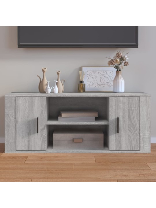 TV skříňka šedá sonoma 100 x 35 x 40 cm kompozitní dřevo