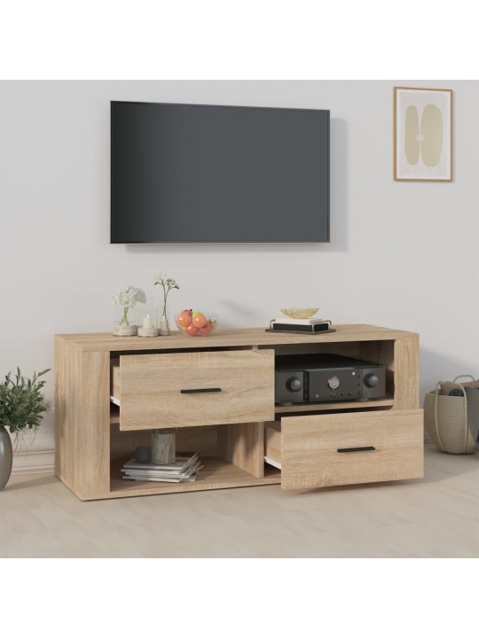 TV skříňka dub sonoma 100 x 35 x 40 cm kompozitní dřevo