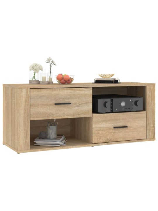 TV skříňka dub sonoma 100 x 35 x 40 cm kompozitní dřevo