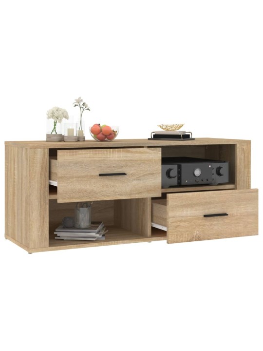 TV skříňka dub sonoma 100 x 35 x 40 cm kompozitní dřevo