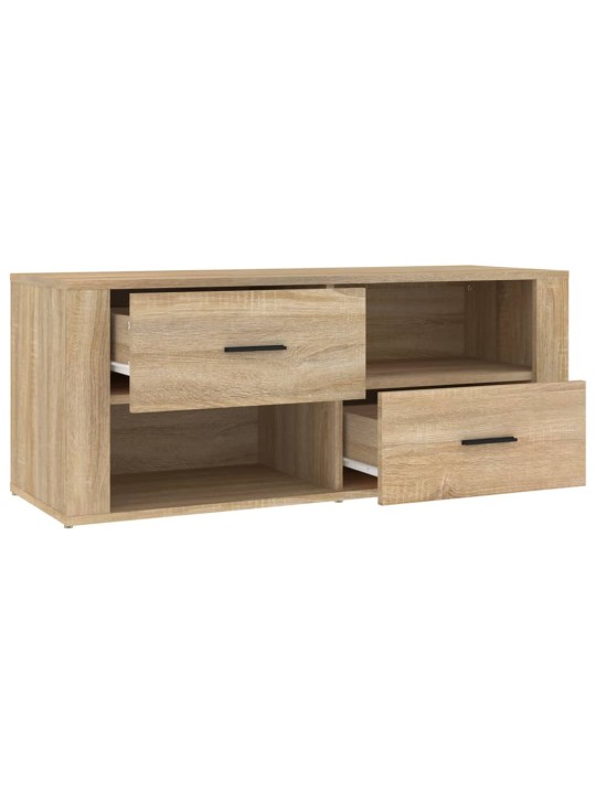 TV skříňka dub sonoma 100 x 35 x 40 cm kompozitní dřevo