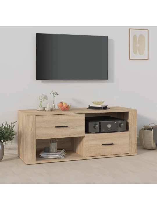 TV skříňka dub sonoma 100 x 35 x 40 cm kompozitní dřevo