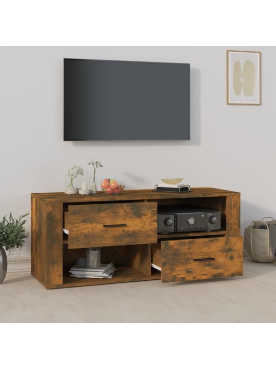 TV skříňka kouřový dub 100 x 35 x 40 cm kompozitní dřevo