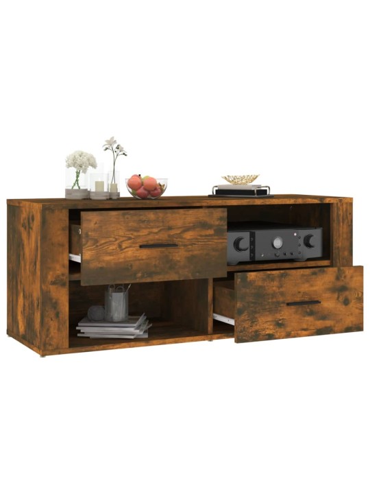 TV skříňka kouřový dub 100 x 35 x 40 cm kompozitní dřevo