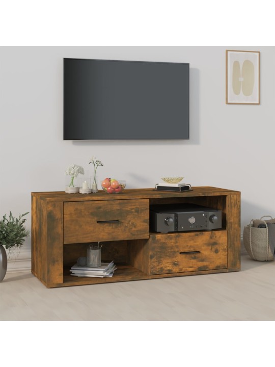 TV skříňka kouřový dub 100 x 35 x 40 cm kompozitní dřevo