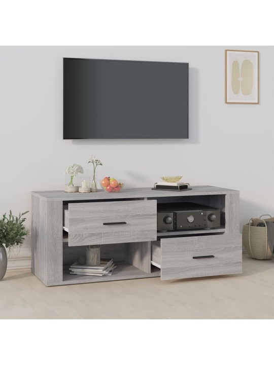 TV skříňka šedá sonoma 100 x 35 x 40 cm kompozitní dřevo