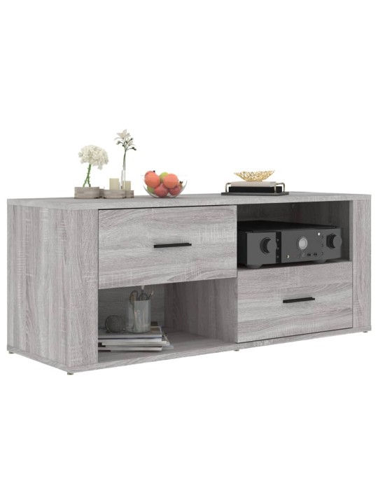 TV skříňka šedá sonoma 100 x 35 x 40 cm kompozitní dřevo