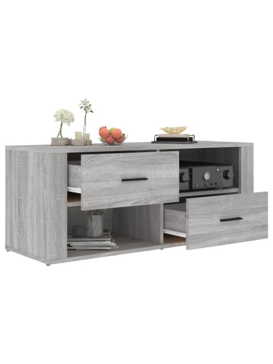 TV skříňka šedá sonoma 100 x 35 x 40 cm kompozitní dřevo