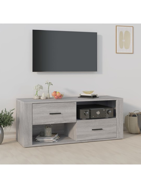 TV skříňka šedá sonoma 100 x 35 x 40 cm kompozitní dřevo