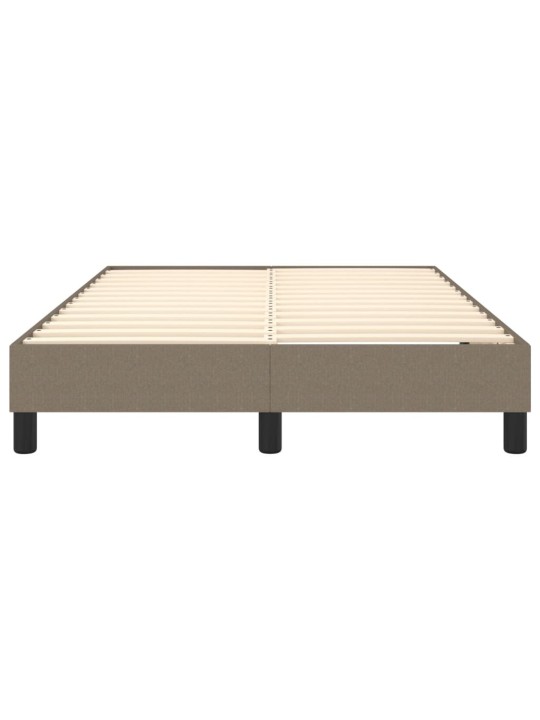 Rám postele bez matrace taupe 120 x 200 cm textil