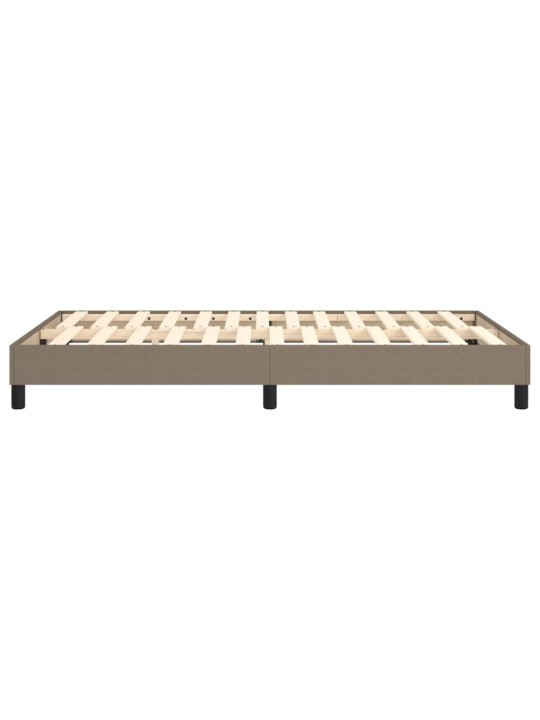 Rám postele bez matrace taupe 120 x 200 cm textil