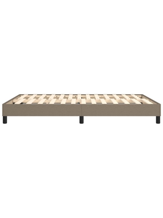 Rám postele bez matrace taupe 140 x 200 cm textil