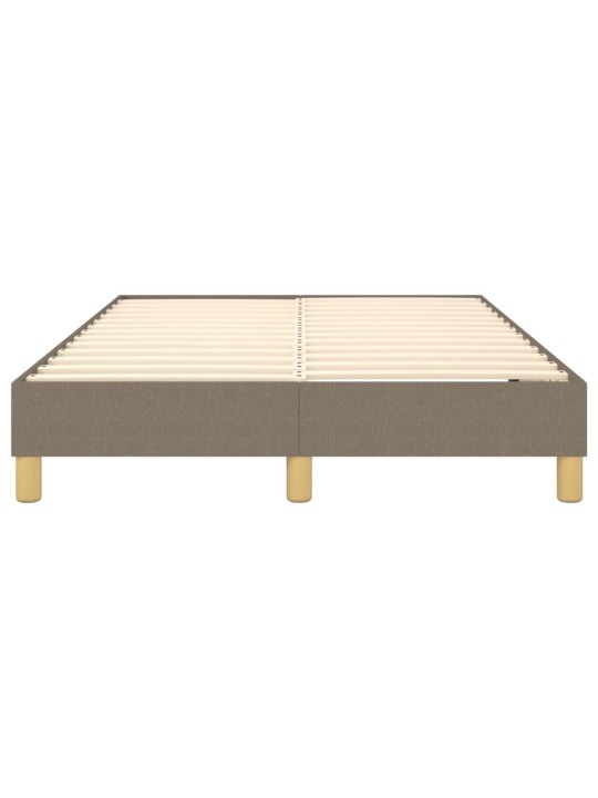 Rám postele bez matrace taupe 120 x 200 cm textil