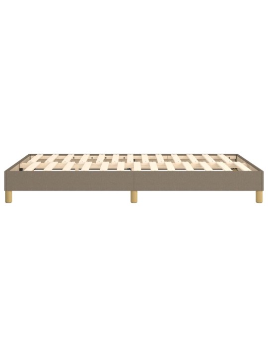 Rám postele bez matrace taupe 120 x 200 cm textil