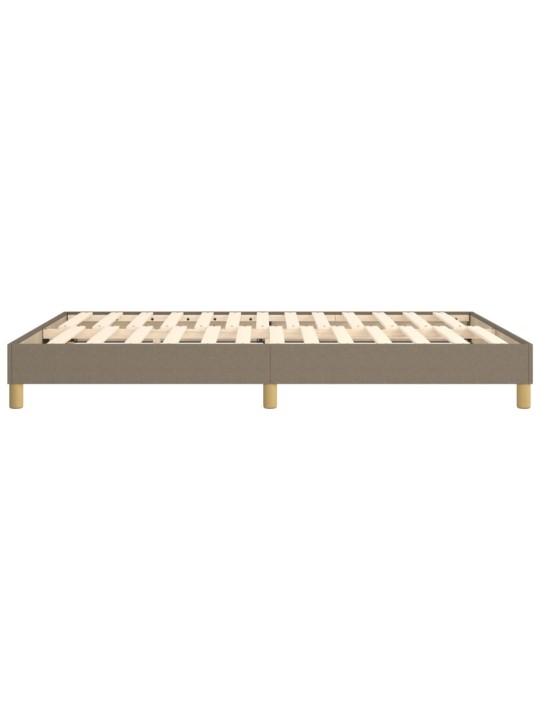 Rám postele bez matrace taupe 140 x 200 cm textil