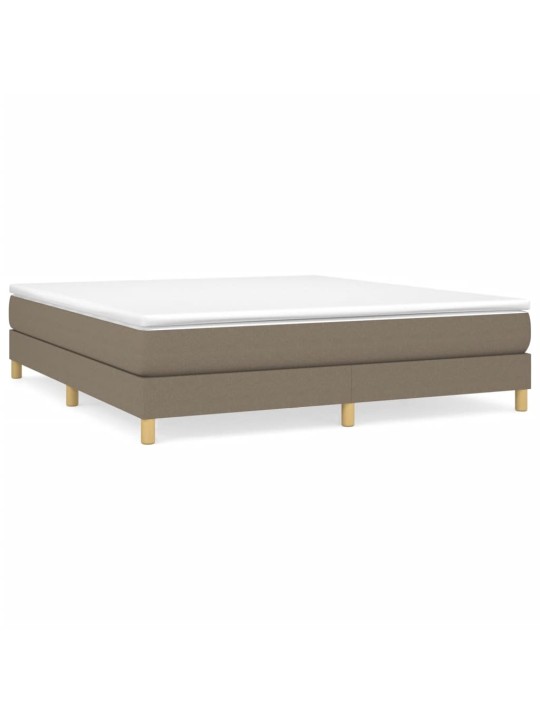 Rám postele bez matrace taupe 180 x 200 cm textil