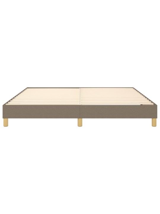 Rám postele bez matrace taupe 180 x 200 cm textil