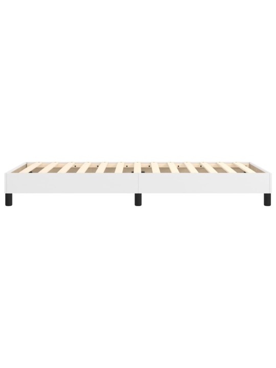 Rám postele bílý 80 x 200 cm umělá kůže