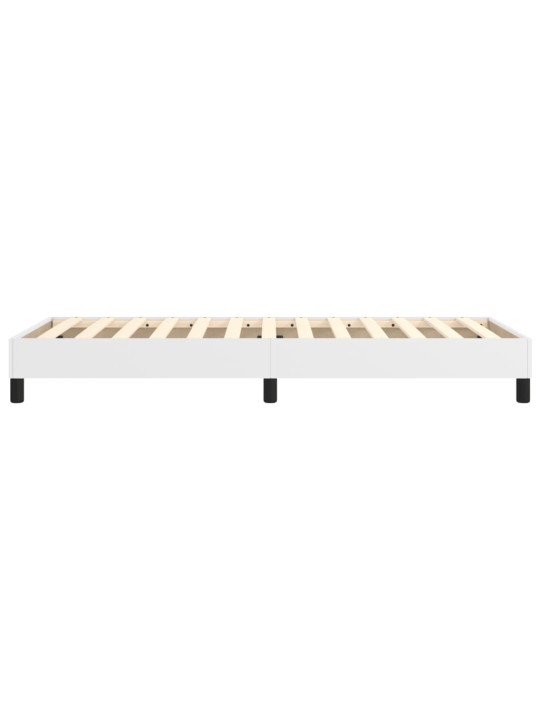 Rám postele bílý 90 x 200 cm umělá kůže