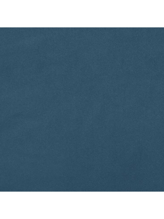 Rám postele bez matrace tmavě modrý 90x200 cm samet