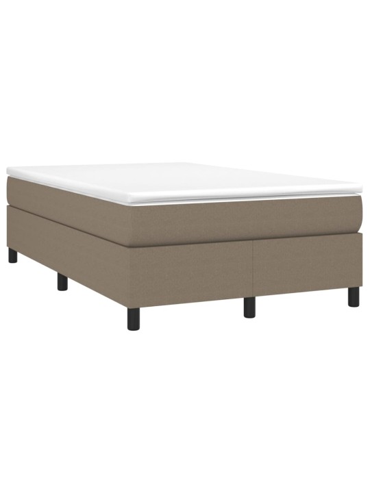 Rám postele bez matrace taupe 120 x 200 cm textil