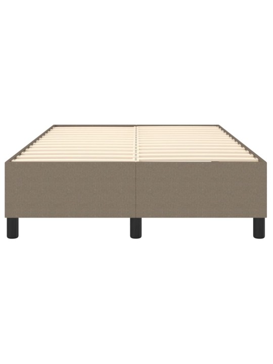 Rám postele bez matrace taupe 120 x 200 cm textil