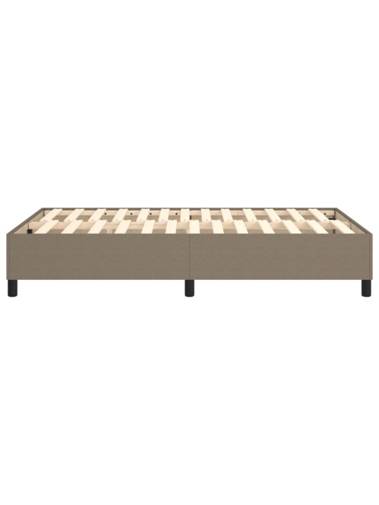 Rám postele bez matrace taupe 120 x 200 cm textil