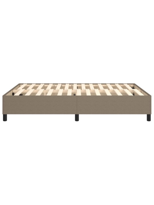 Rám postele bez matrace taupe 140 x 200 cm textil