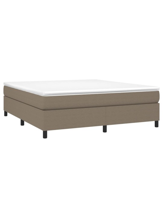 Rám postele bez matrace taupe 180 x 200 cm textil
