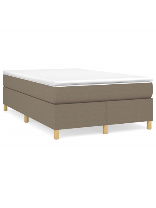 Rám postele bez matrace taupe 120 x 200 cm textil