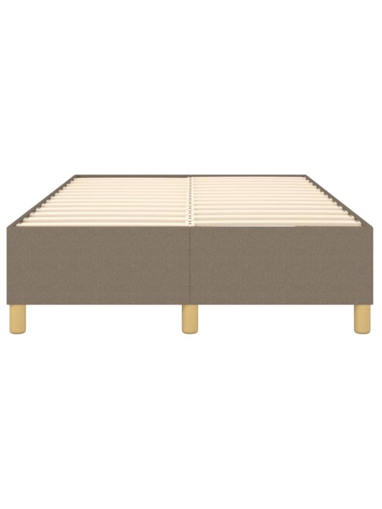 Rám postele bez matrace taupe 120 x 200 cm textil