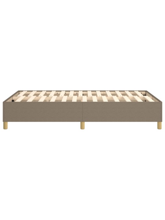 Rám postele bez matrace taupe 120 x 200 cm textil