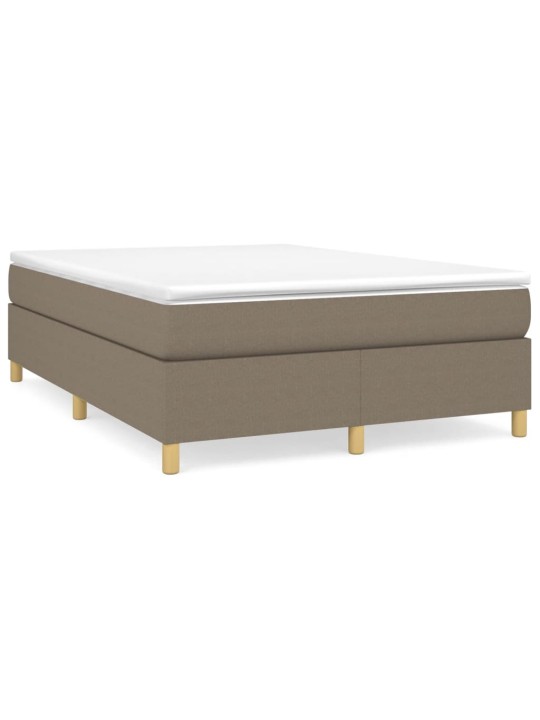 Rám postele bez matrace taupe 140 x 190 cm textil