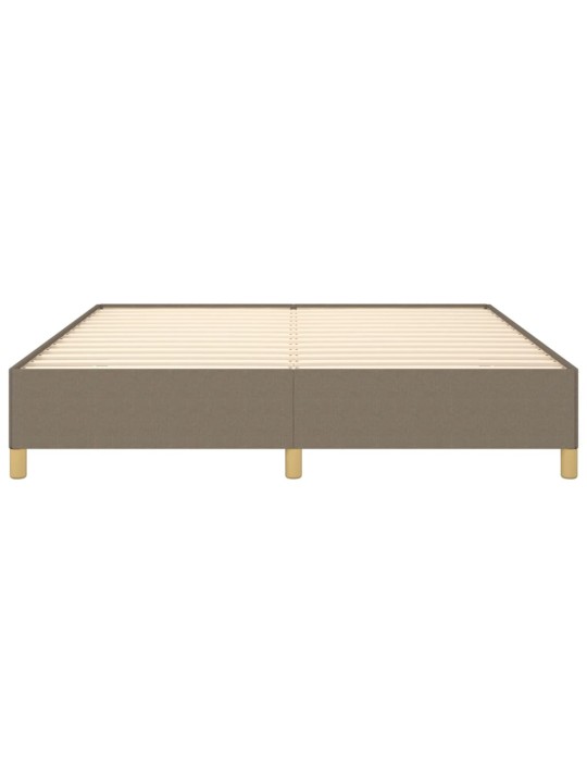 Rám postele bez matrace taupe 180 x 200 cm textil