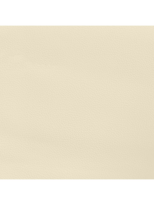Rám postele krémový 180x200 cm umělá kůže