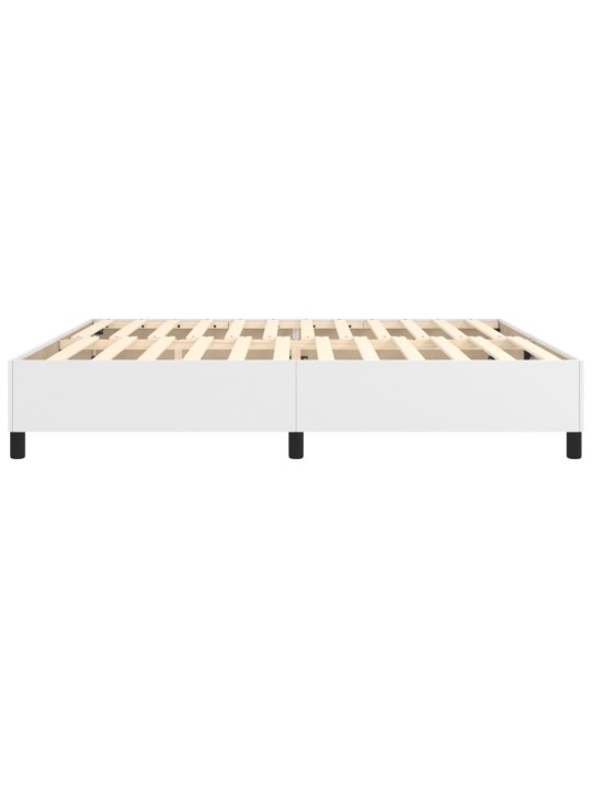 Rám postele bílá 200 x 200 cm umělá kůže