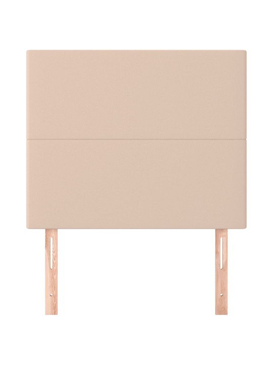 Čela postele 2 ks cappuccino 90x5x78/88 cm umělá kůže