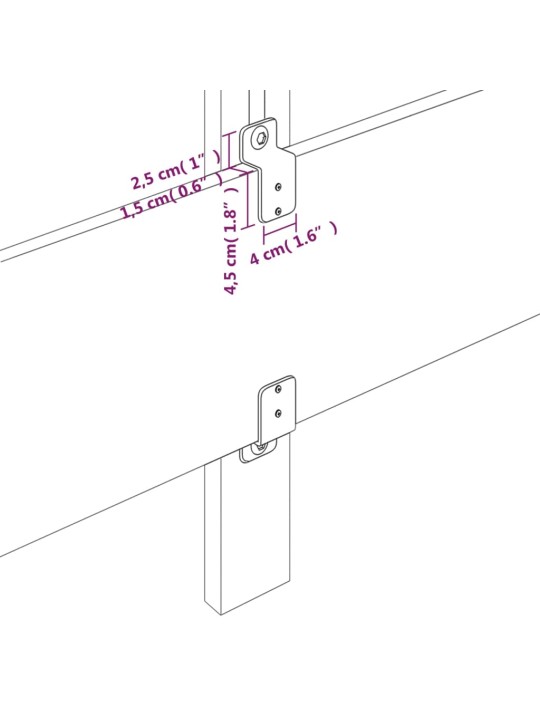 Čela postele 4 ks černá 72 x 5 x 78/88 cm umělá kůže