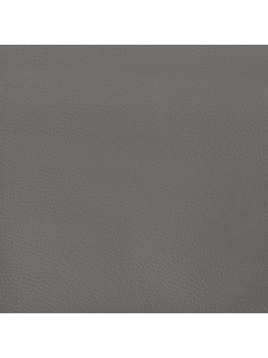 Čela postele 4 ks šedá 72 x 5 x 78/88 cm umělá kůže
