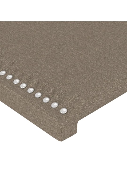 Čela postele 2 ks taupe 72 x 5 x 78/88 cm textil