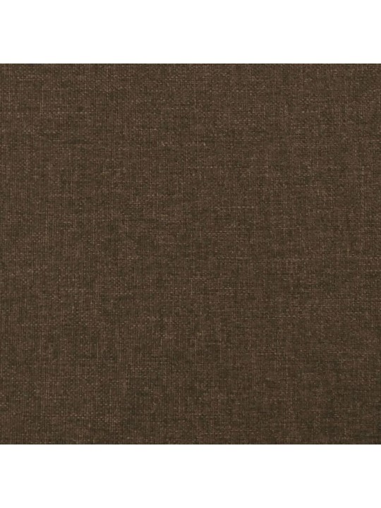 Čela postele 4 ks tmavě hnědá 72 x 5 x 78/88 cm textil