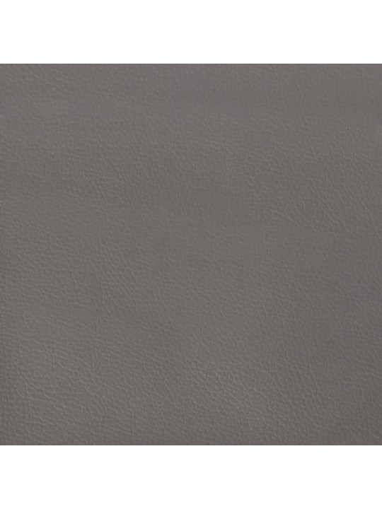 Čela postele 4 ks šedá 72 x 5 x 78/88 cm umělá kůže