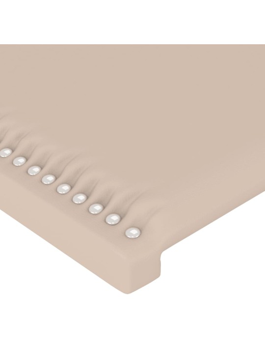 Čela postele 4 ks cappuccino 72 x 5 x 78/88 cm umělá kůže