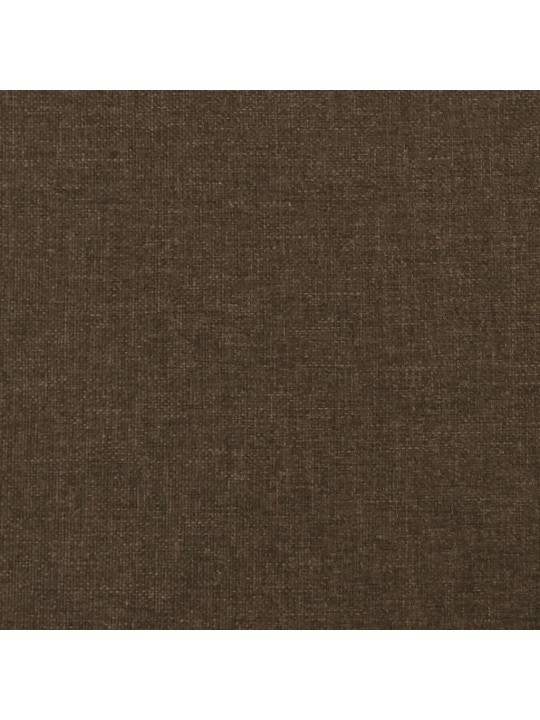 Čela postele 4 ks tmavě hnědá 72 x 5 x 78/88 cm textil