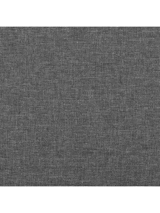 Čela postele 4 ks tmavě šedá 72x7x78/88 cm textil