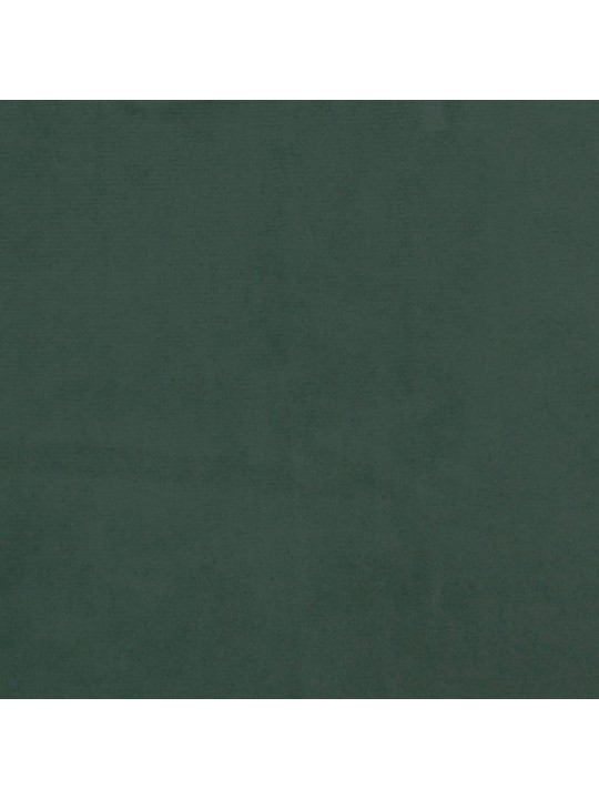 Čela postele 4 ks tmavě zelená 72 x 5 x 78/88 cm samet