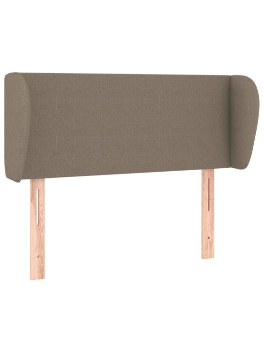 Čelo postele typu ušák taupe 83x23x78/88 cm textil