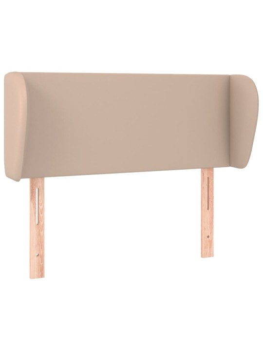 Čelo postele typu ušák cappuccino 93x23x78/88 cm umělá kůže