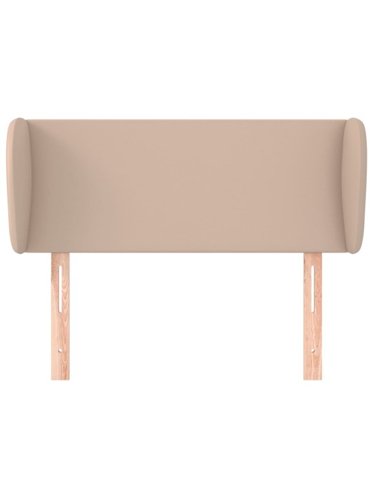 Čelo postele typu ušák cappuccino 93x23x78/88 cm umělá kůže