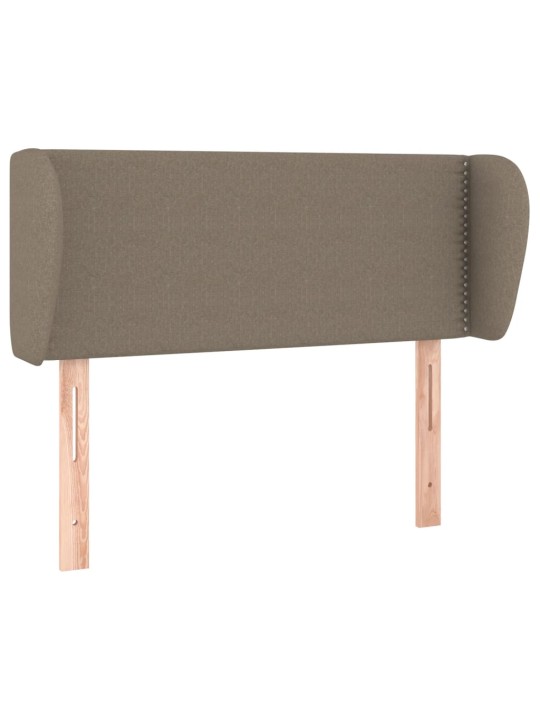 Čelo postele typu ušák taupe 83x23x78/88 cm textil